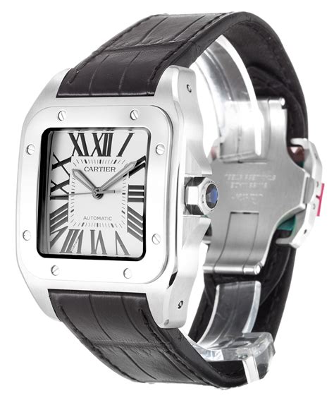 cartier santos 100 replica aaa|cartier santos 100 logo.